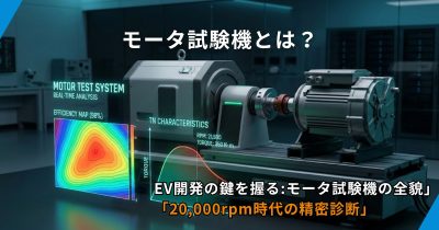 モータ試験機とは？仕組み・評価項目・EV開発での重要性を専門家が解説